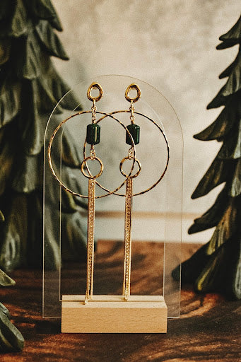 Evergreen Cascade Earrings