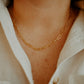 Paper Clip Chain Necklace