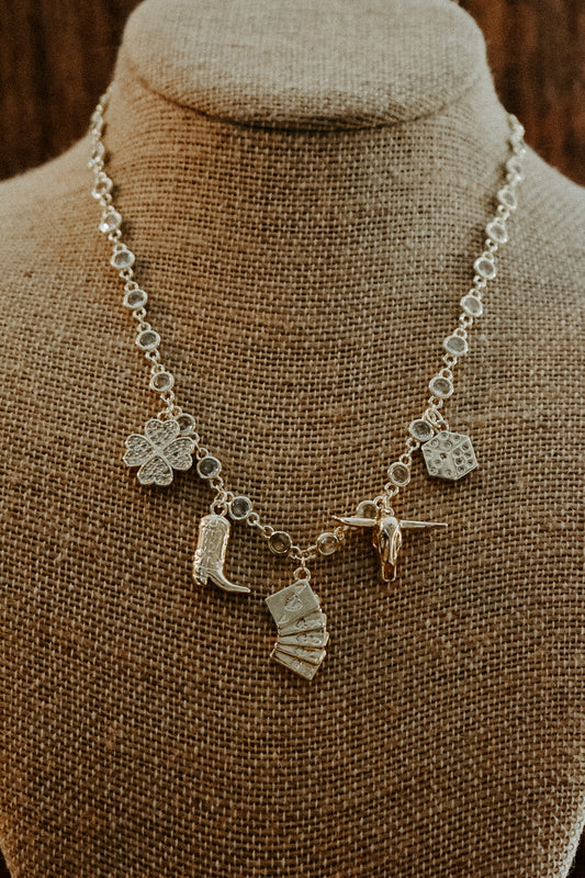 One Ride in Vegas Charm Necklace