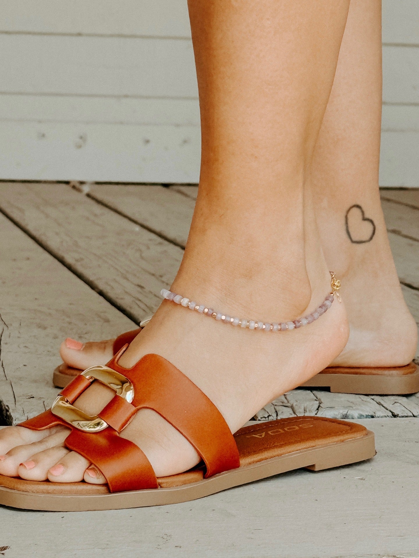 Lavendar Lemonade Anklet