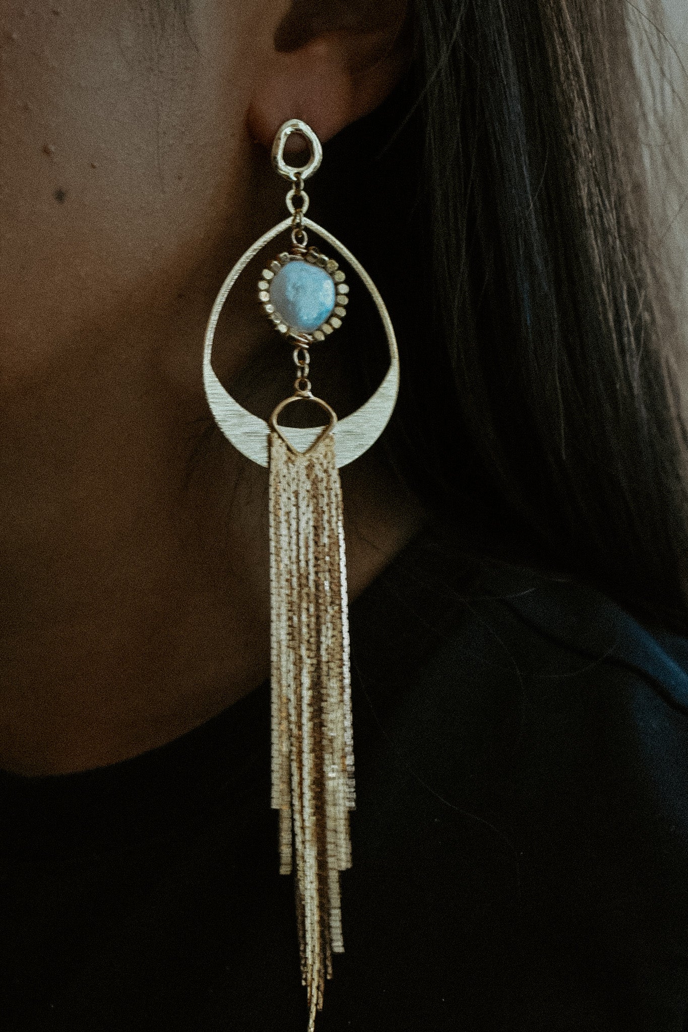 The Luna Fringe Earrings