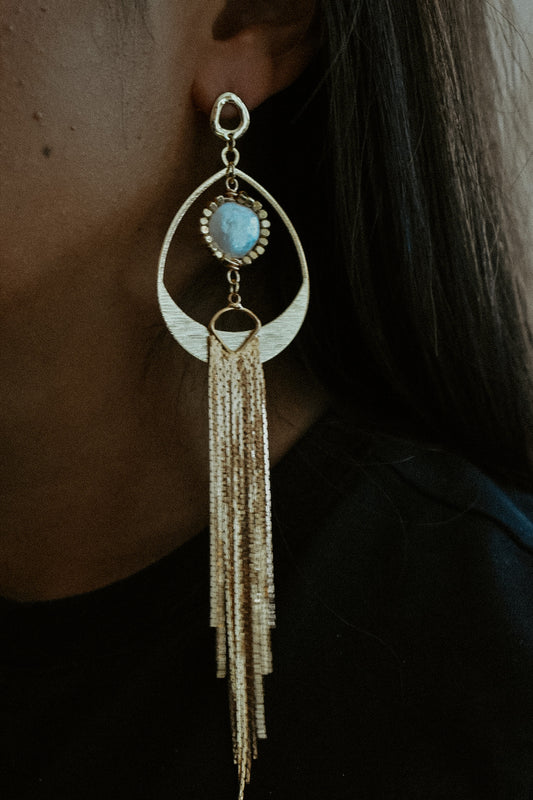 The Luna Fringe Earrings