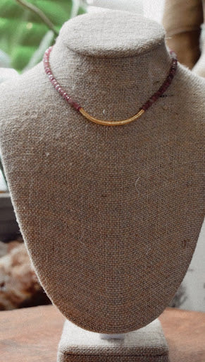 Pink Tourmaline Choker