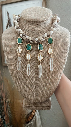 Sandswept Beach Bum Rags Necklace