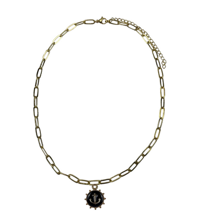 Custom Paperclip Chain Charm Necklace