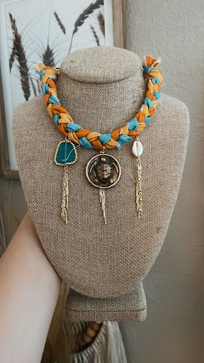 Sea Turtle Drift Beach Bum Rags Necklace