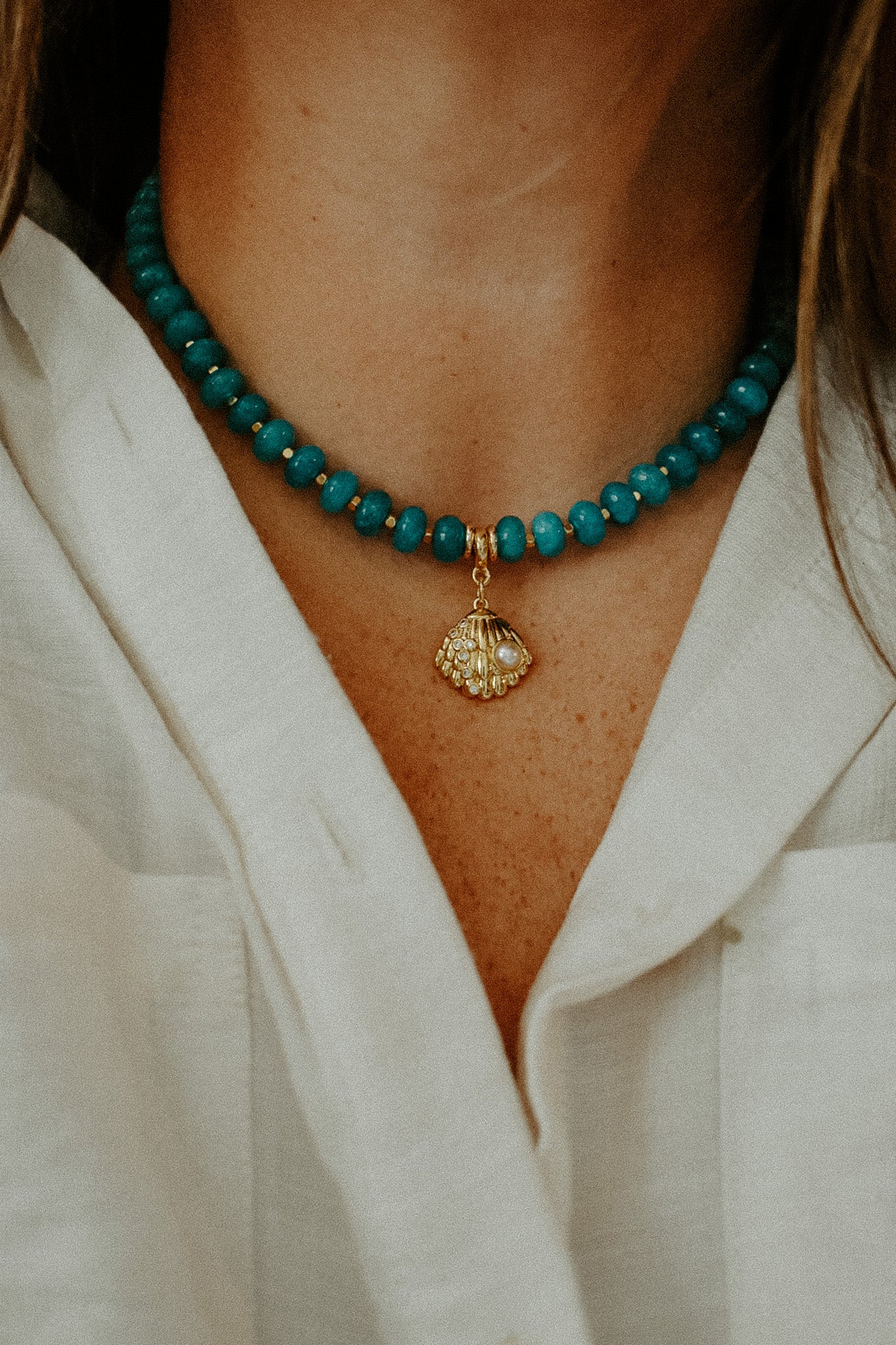 Seashell Sunset Necklace