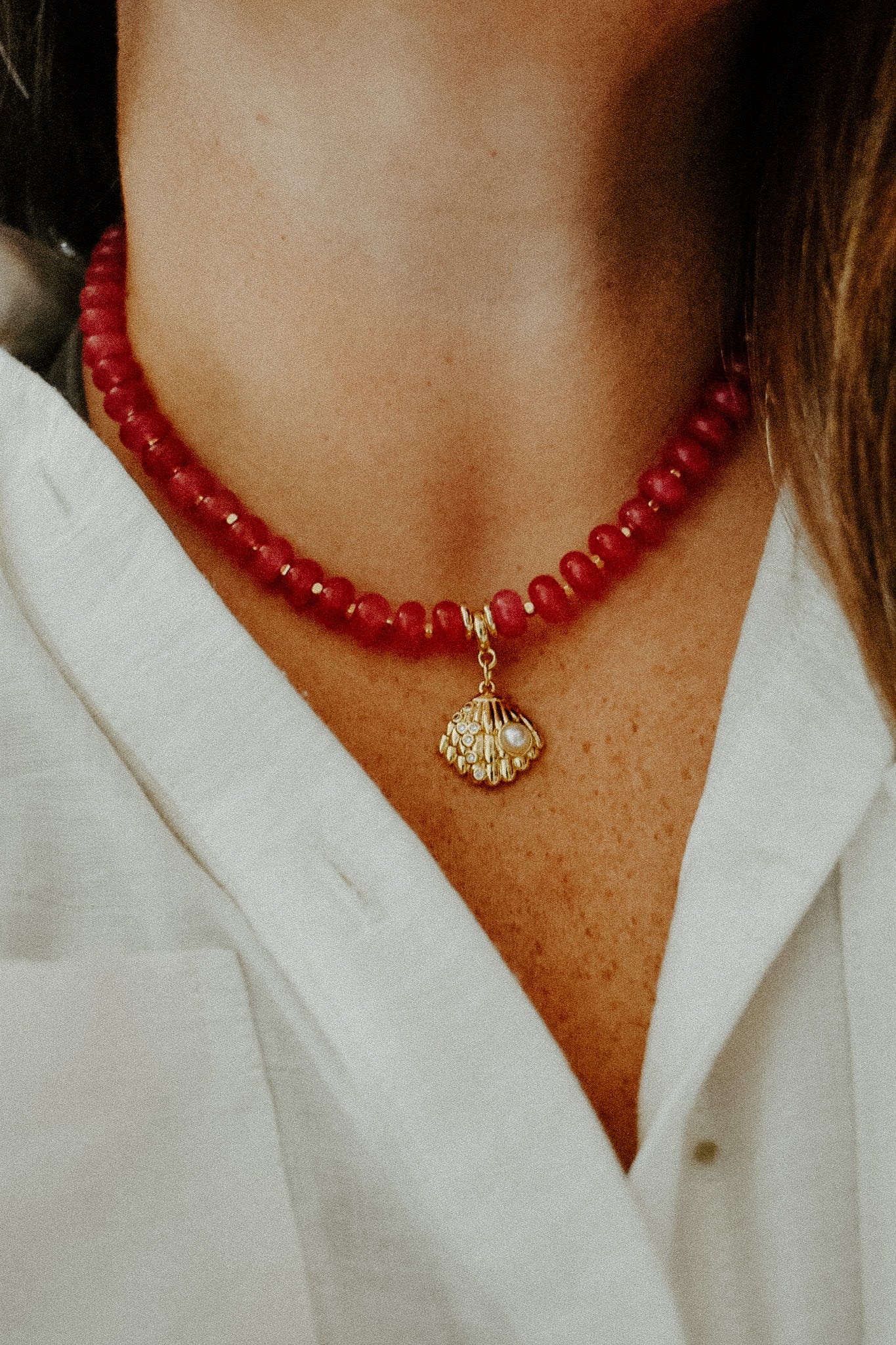 Seashell Sunset Necklace