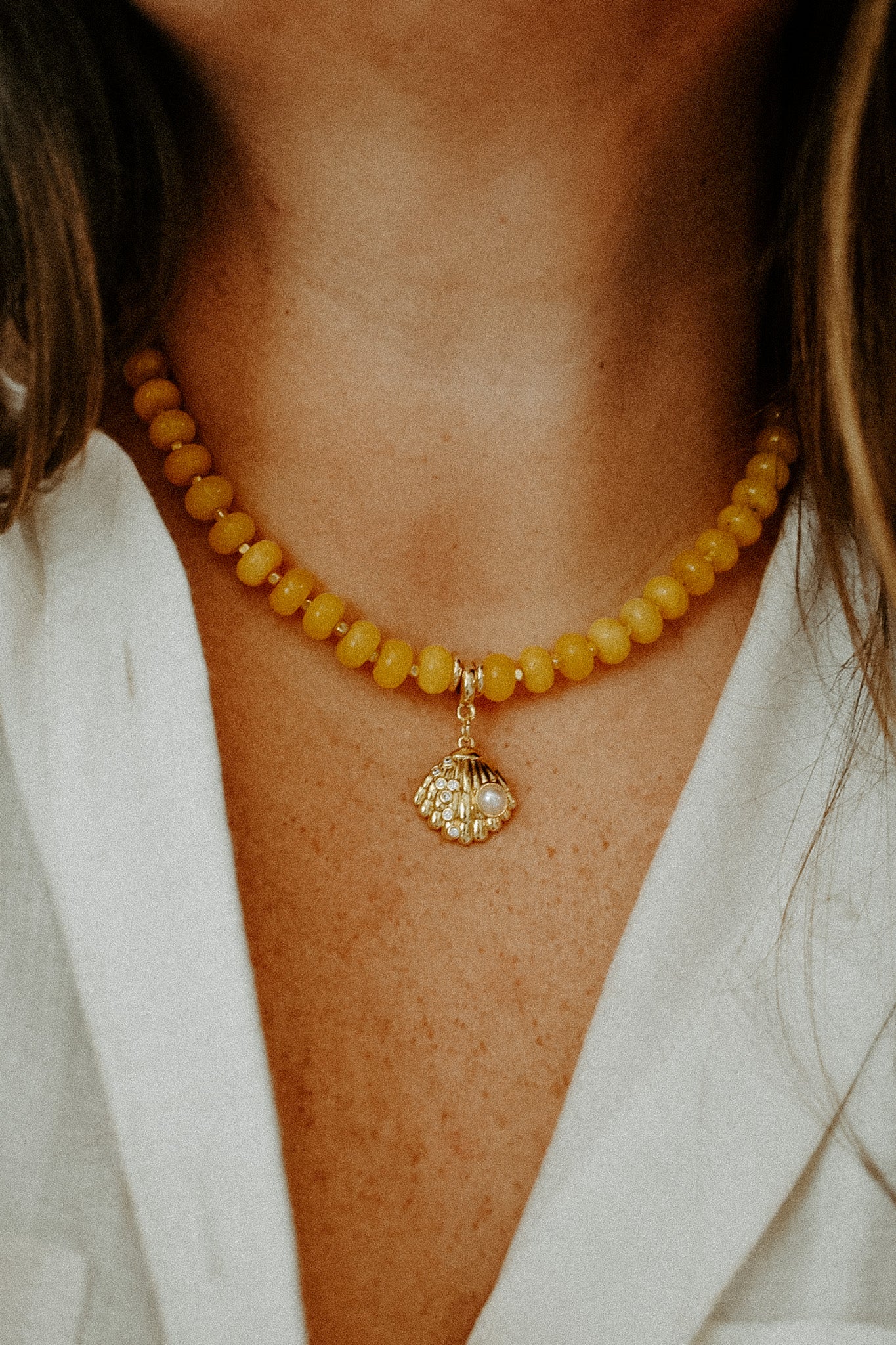 Seashell Sunset Necklace