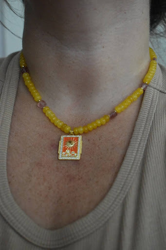 Strawberry Lemonade Necklace