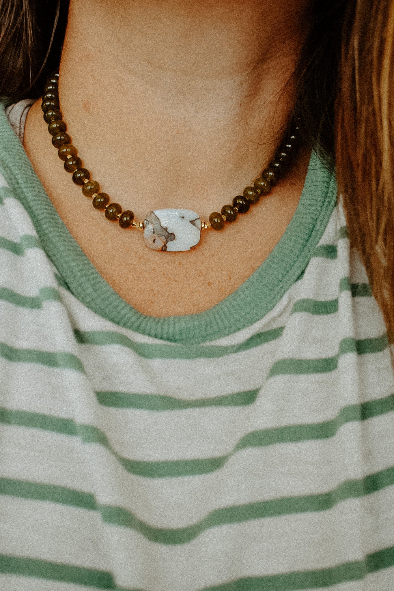The Olive Bloom Necklace