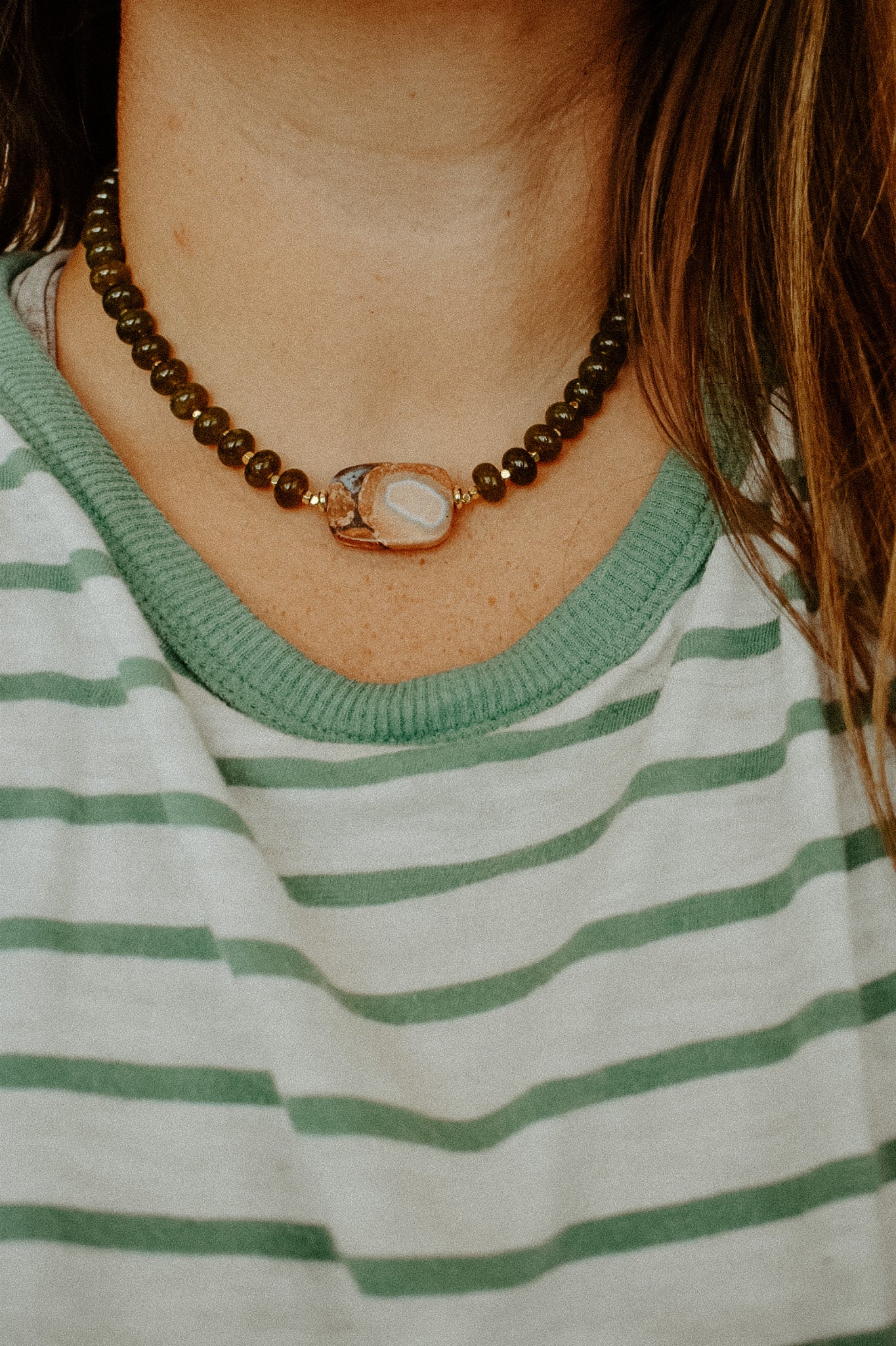 The Olive Bloom Necklace