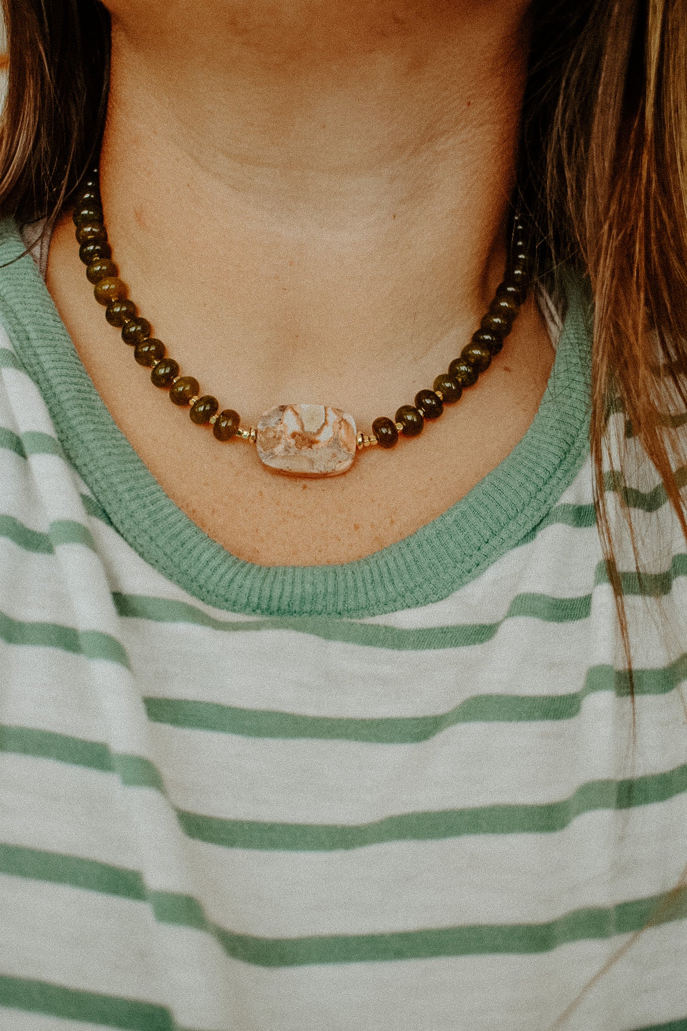 The Olive Bloom Necklace