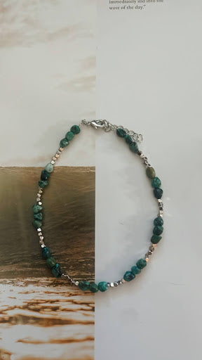 Tidebound Turquoise Anklet