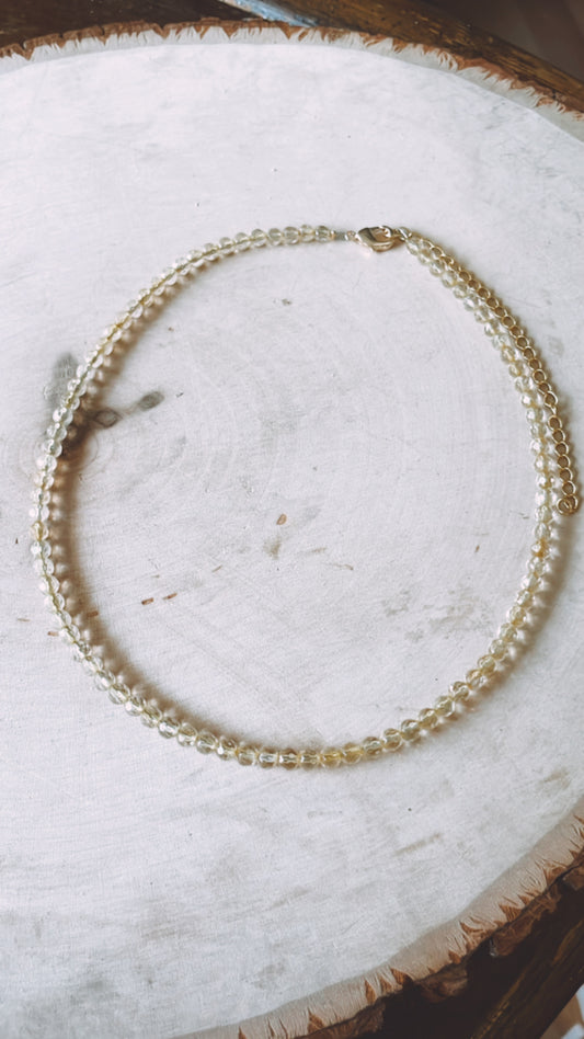 Citrine Choker